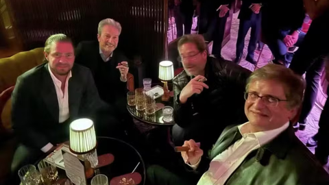 Foto Extraída do Celular de Vorcaro Mostra Paulo Gonet Fumando Charuto com Ex-Banqueiro em Londres