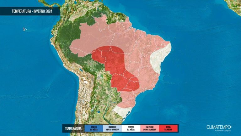 Inverno de 2024: Temperaturas Acima da Média e Pouca Chuva