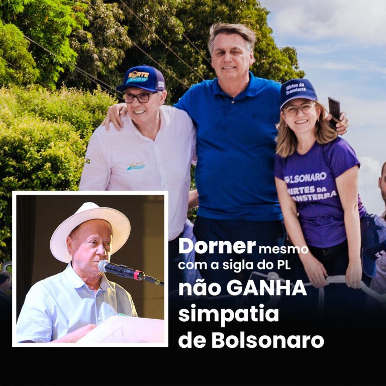 Dorner mesmo com a sigla do PL não ganha simpatia de Bolsonaro