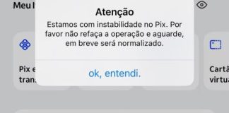 PIX apresenta instabilidade e fica fora do ar em todo o Brasil