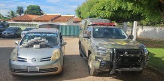 Gefron apreende 65 kg de droga e causa prejuízo de R$ 1,1 milhão às facções criminosas