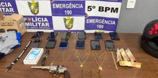 Dois homens são presos pela PM durante tentativa de roubo com reféns em Rondonópolis